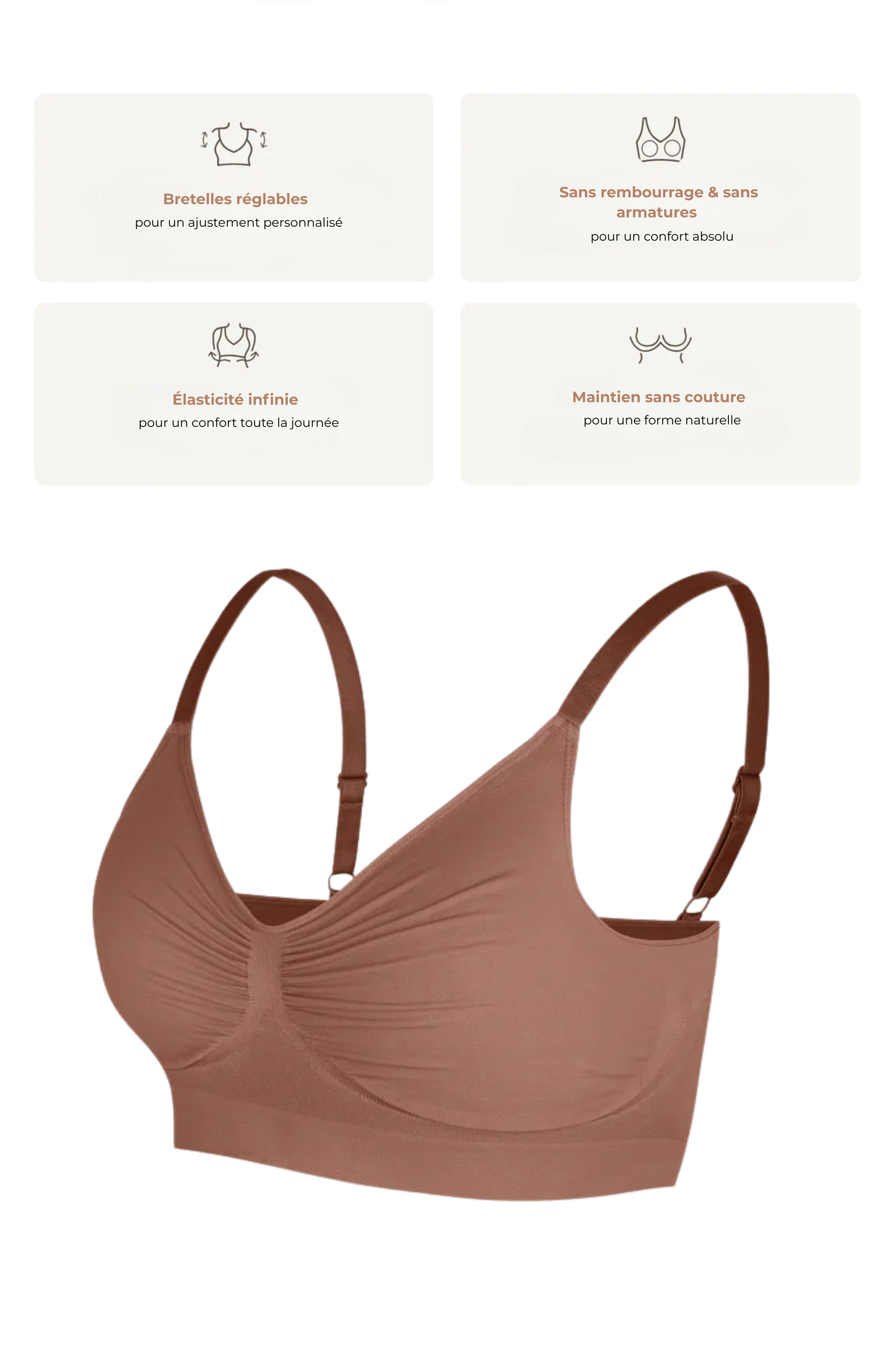 Brassière Seconde Peau Norella – Confort Invisible, Maintien Parfait